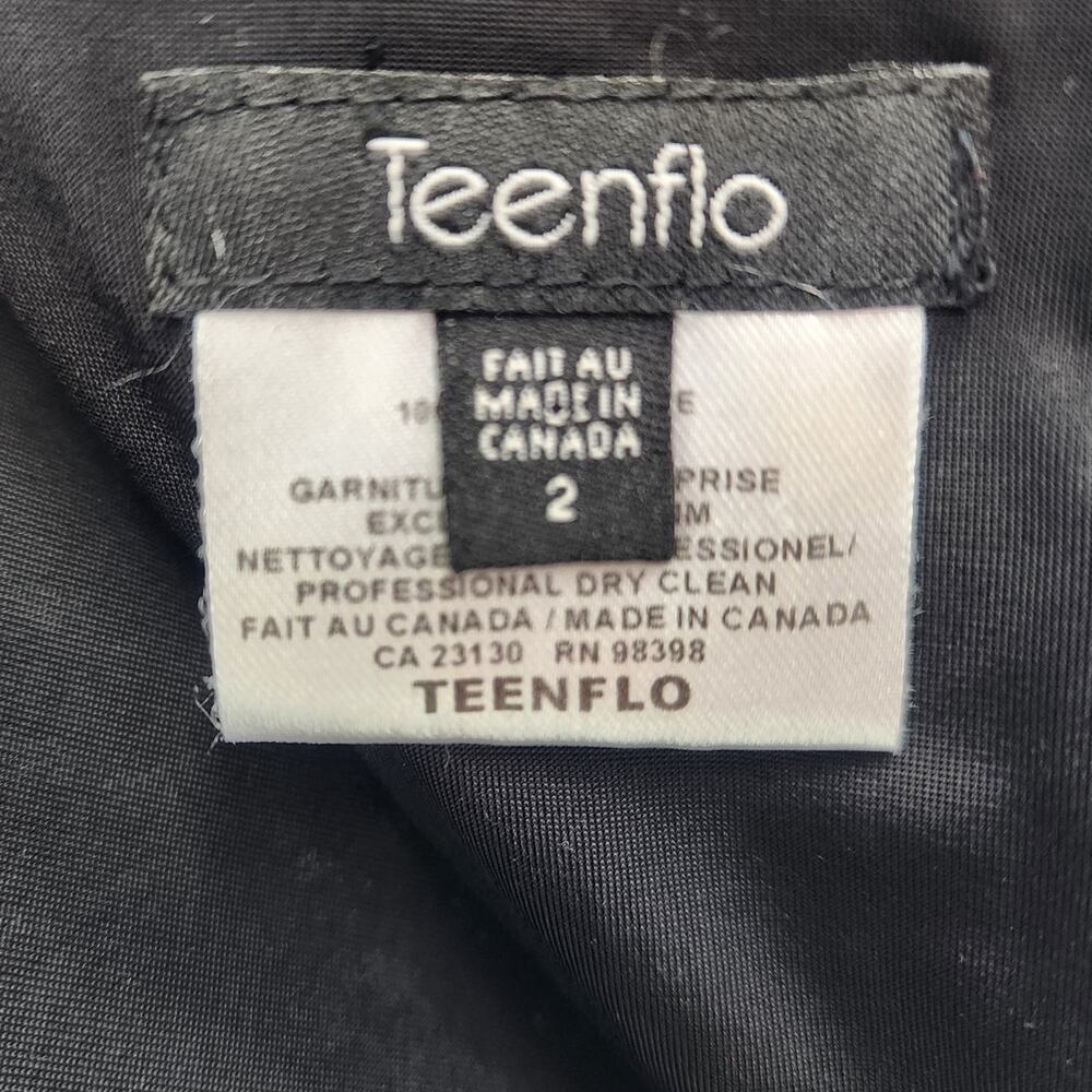 Vintage Teenflo Sequin Mini Skirt Black– Women’s 2 - Picture 4 of 7